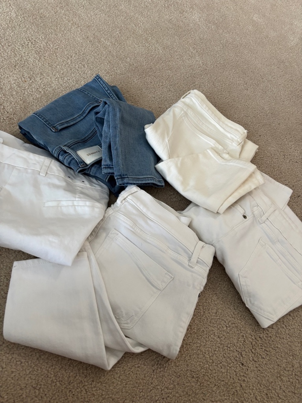 Express Skinny Jeans - Medium Blue Wash